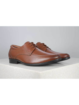 PRIVO - Brown Solid Formal Shoes