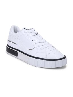 Puma - Cali Star CLights Womens White & Black Wedges Shoes