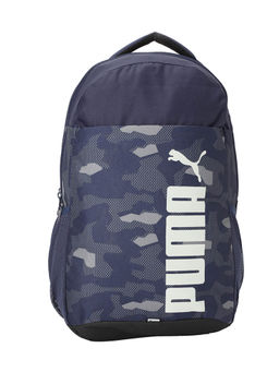 Puma - Style IND Peacoat-Camo AOP Navy Blue Backpack