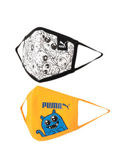 Puma - Unisex Monster Kids (4-5 Years) Face Mask- (Set of 2)