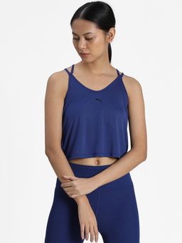 Puma - Studio Graphene Strappy WoMen Blue Yoga Tank Top