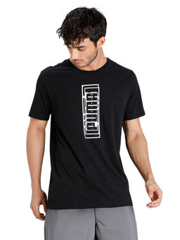 Puma - Performance Cat Branded Mens Black T-shirt