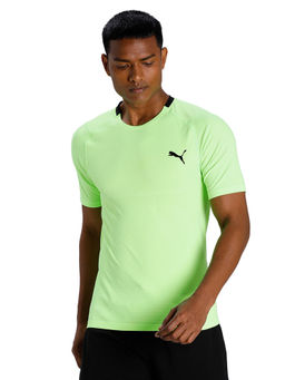 Puma - Train Evoknit Mens Green T-shirt
