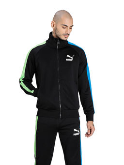 Puma - Iconic T7 Mens Black Casual Track Jacket