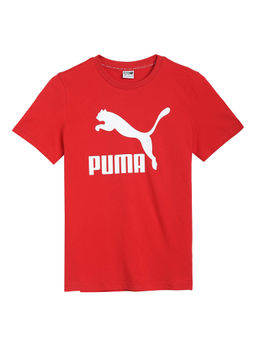 Puma - Red Printed Classics B Youth Tee