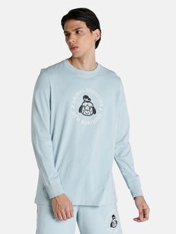 Puma - X Animal Crossinga New Horizons Men Blue Long Sleeves Loose T-shirt