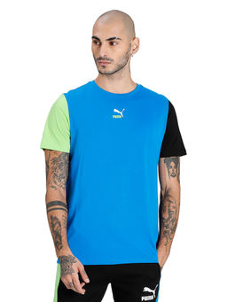 Puma - Clsx Mens Blue Casual T-shirt