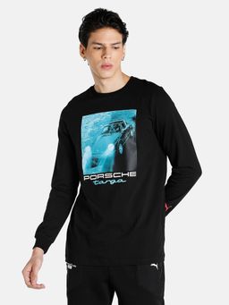 Puma - Porsche Legacy Motorsports Statement Regular Fit Men Black T-Shirt