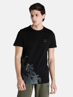 Puma - Classics Graphic Slim Fit Men Black T-shirt
