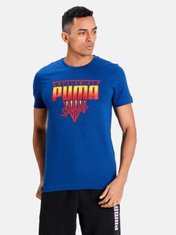 Puma - Worldwide Graphic Men Blue T-shirt