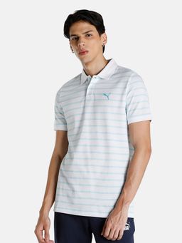 Puma - Jacquard Men White 1 Polo