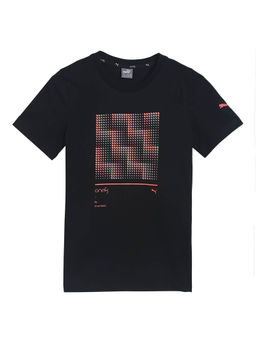 Puma - Black Printed one8 Virat Kohli Boys Graphic T- Shirt