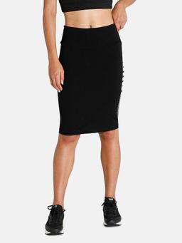 Puma - Essential Graphic Women Black Slim Skirt