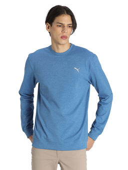 Puma - Cloudspun Crewneck Mens Blue Sweatshirt