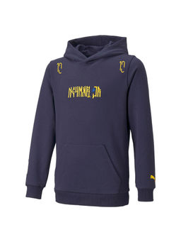 Puma - Navy Blue Printed Neymar Jr. Hero Kids Hoody