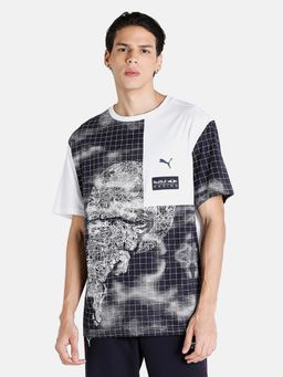 Puma - Red Bull Racing Motorsports Aop Men White Loose T-Shirt