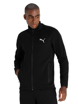 Puma - Evostripe Mens Black Casual Track Jacket
