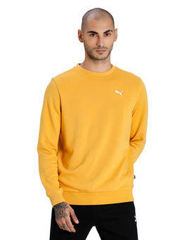Puma - Crew Tr Mens Yellow Casual Sweatshirt