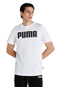 Puma - Ess Mens White Casual T-shirt