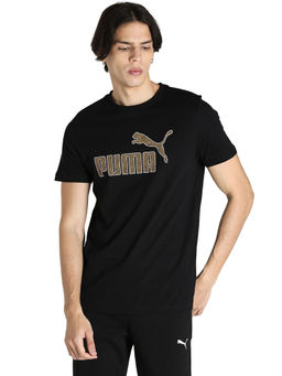 Puma - Graphic 28 Mens Black Casual T-shirt