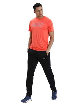 Puma - Orange Last Lap Slogan T-Shirt