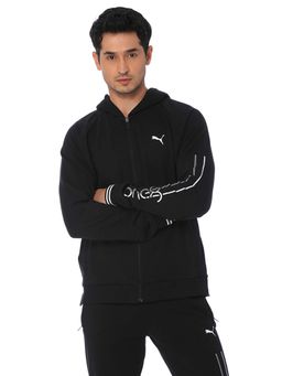Puma - Black VK Hooded Sweat Jacket