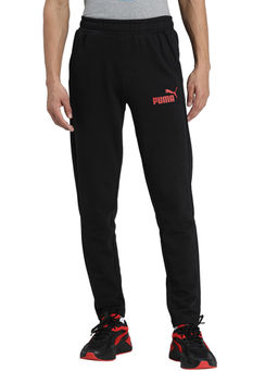 Puma - Black Solid Trackpant