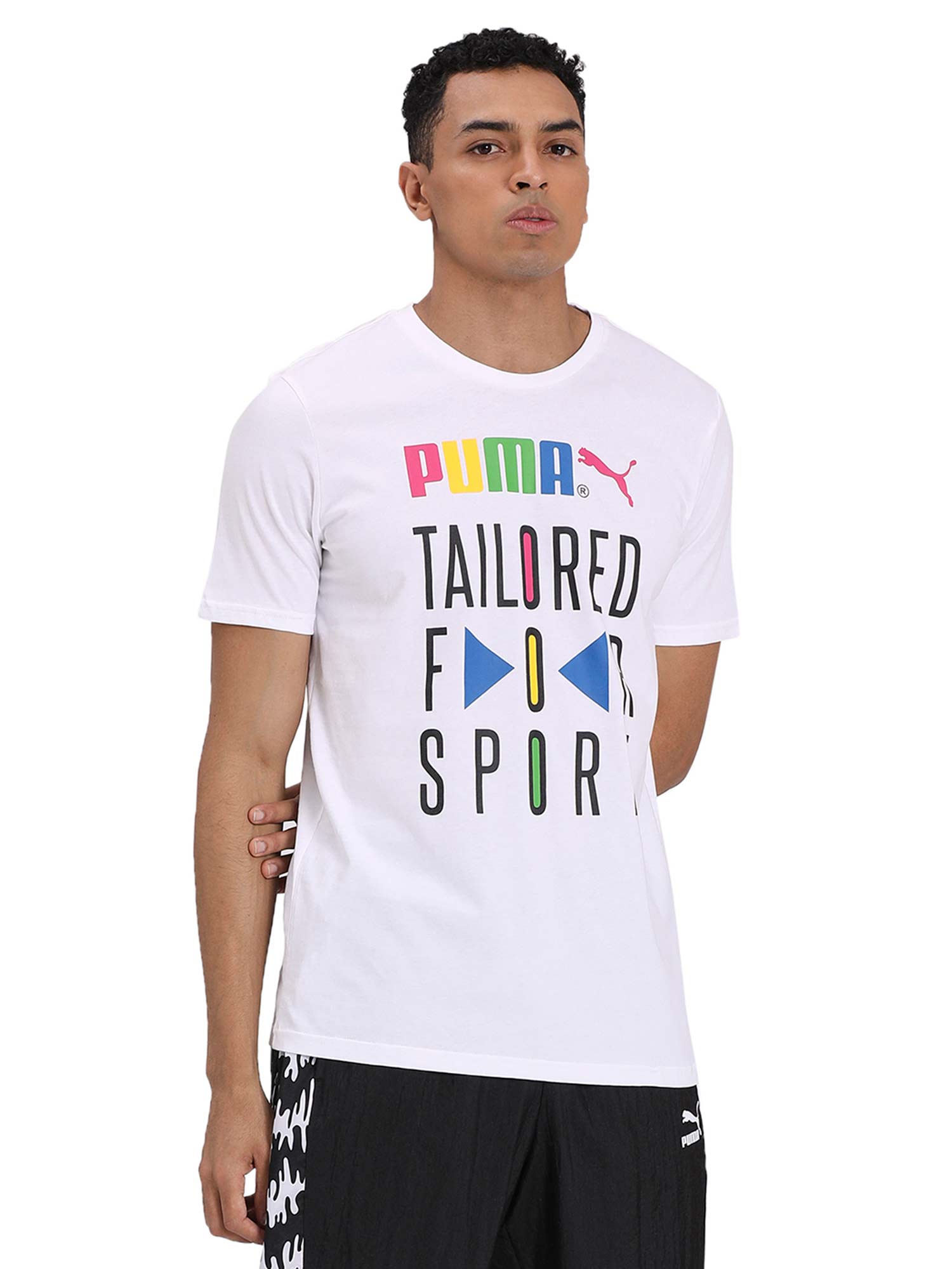 Buy Puma White TFS Graphic T-Shirt 