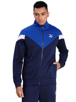 Puma - Navy Blue Colorblock Jacket