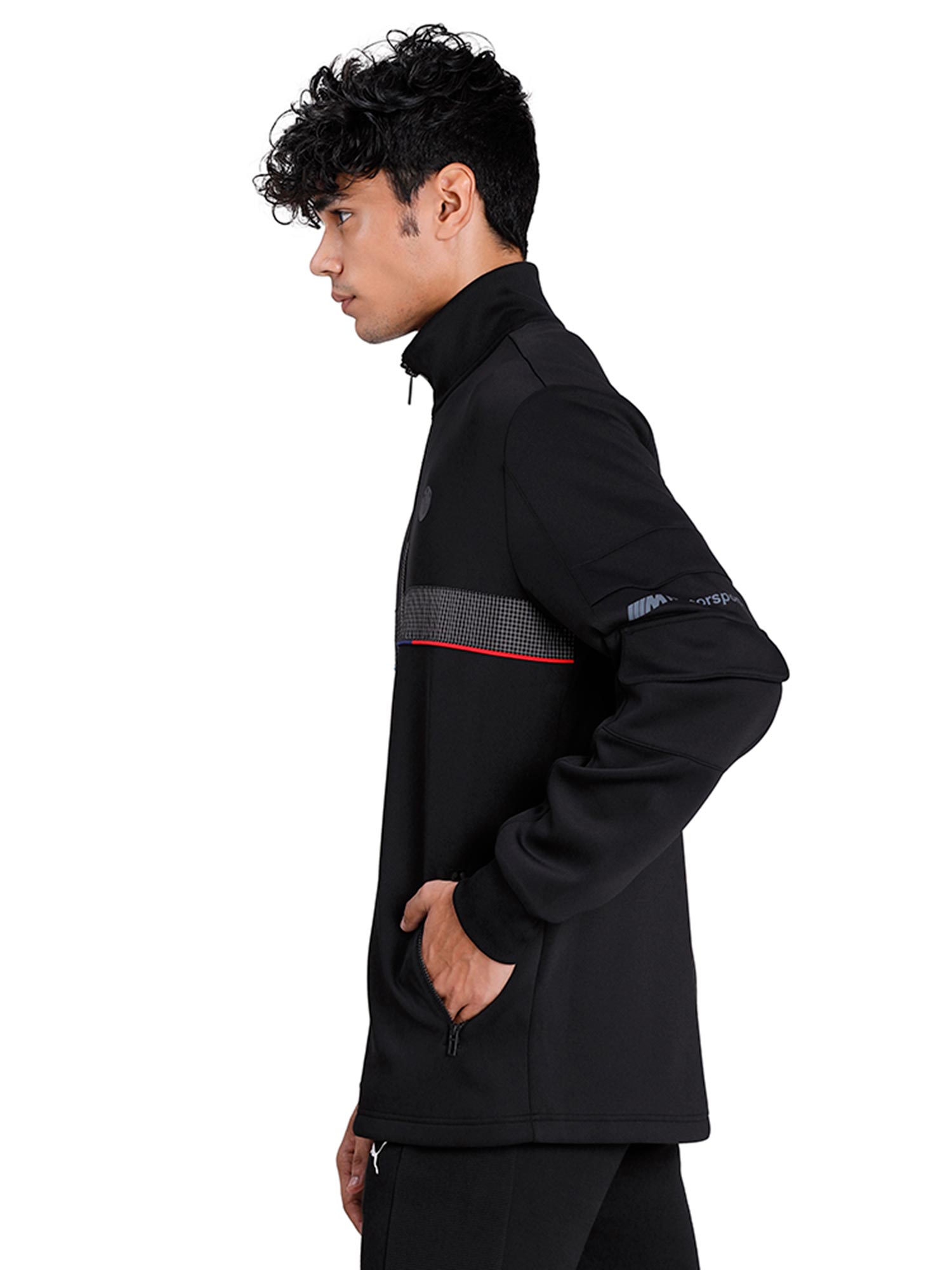 Puma Black BMW MMS Life Sweat Jacket (L 