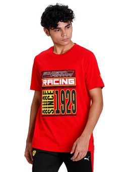 Puma - Ferrari Motorsports Race Q4 Tee Red Graphic T-Shirt