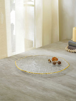 Pure Home + Living - Clear Halo Dinner Plate