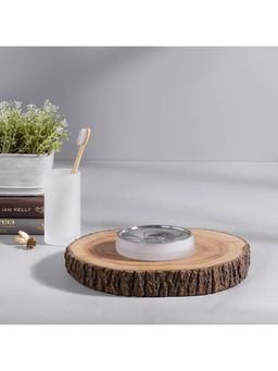 Pure Home + Living - White Moderno Glass Soap Dish