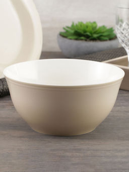 Pure Home + Living - Beige Rhythm Serving Bowl