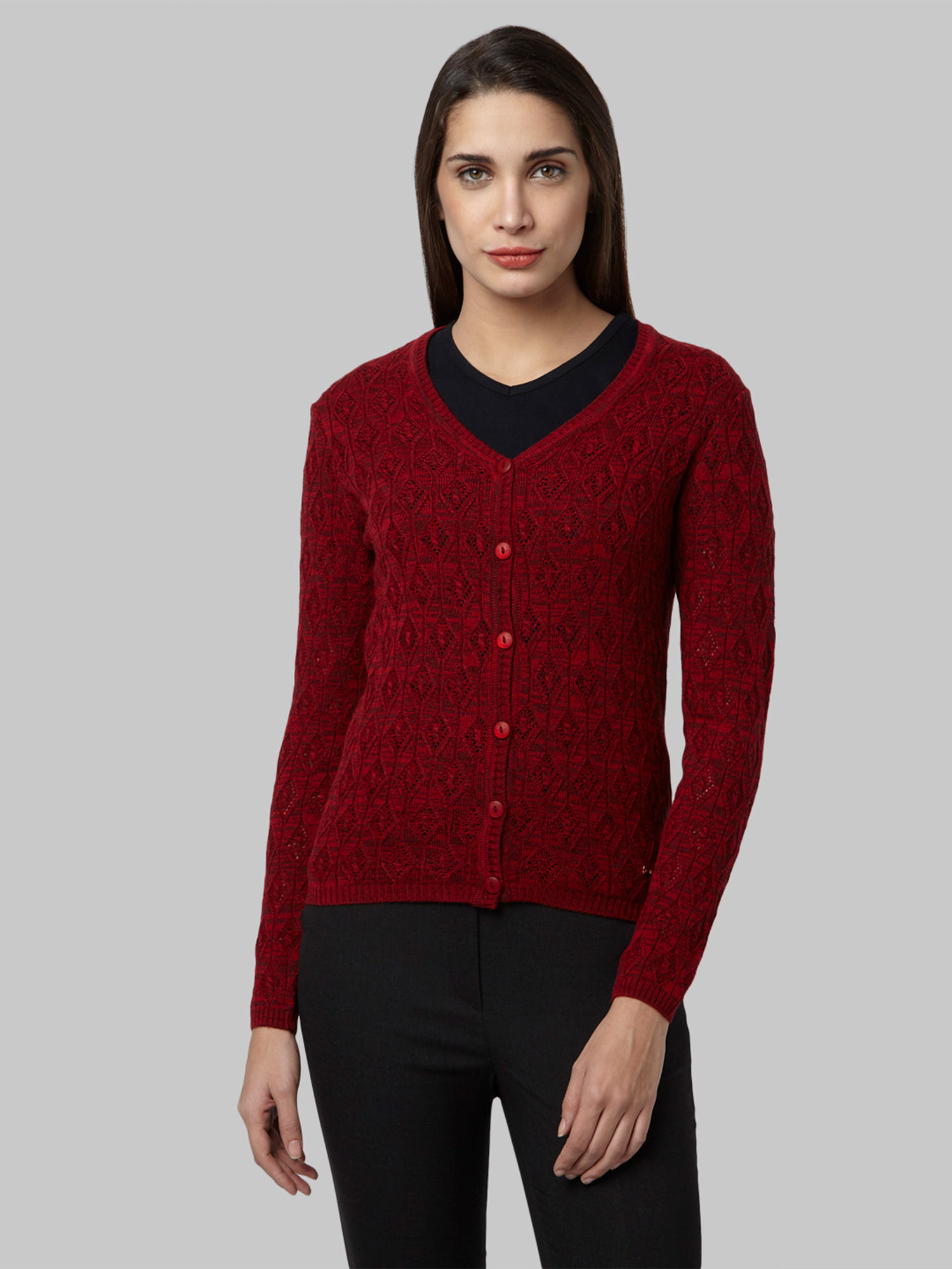 maroon colour sweater