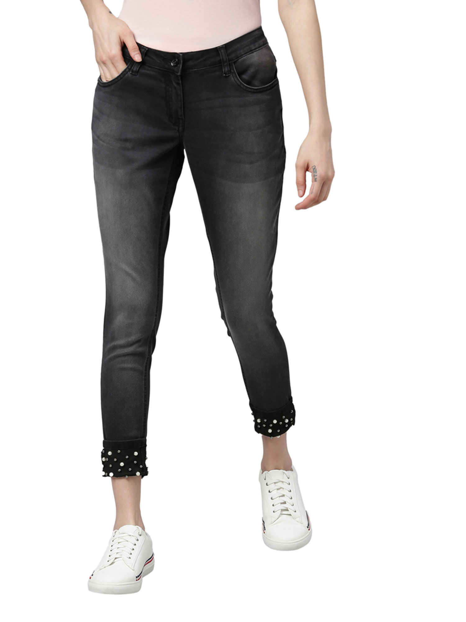 Park Avenue Woman Black Jeans 