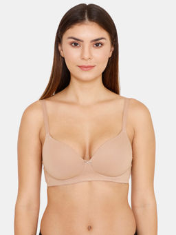 Zivame - Padded Wire Free Bra - Beige