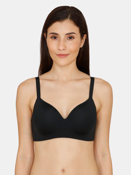 Zivame - Wonder Wire Padded Non Wired 3/4th Coverage T-shirt Bra
