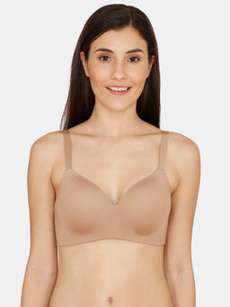Zivame - Wonder Wire Padded Non Wired 3/4th Coverage T-shirt Bra - Roebuck