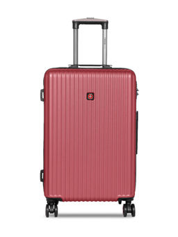 Swiss Brand - RIGA Red Color ABS Material Hard 28" Large Trolley