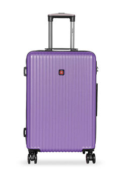 Swiss Brand - RIGA Purple Color ABS Material Hard 20" Cabin Trolley