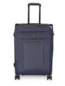 Swiss Brand - PERTH Navy Color ABS Material Soft 20" Cabin Trolley