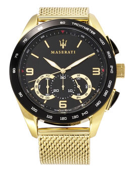 Maserati - Traguardo Chronograph Analog Dial Black Color Men's Watch- R8873612010