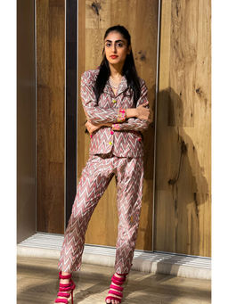 RAISHAA - Multi-Colour Aztec Pant Set (Set of 2)