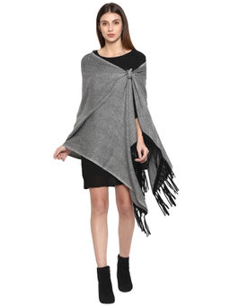 Rhe-Ana - Grey Suzy Tassel Stole