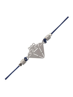 Arendelle - Grey Diamond Bro Rakhi For Brother