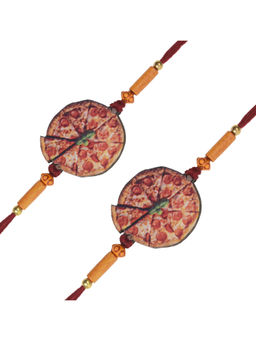 Arendelle - Combo of 2 Pizza Lover Rakhi For Brother