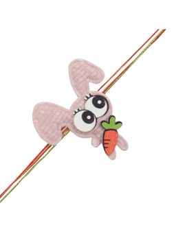Arendelle - Pink Baby Bunny Rakhi For Brother