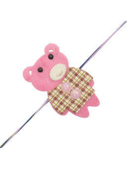 Arendelle - Pink Bear Rakhi For Baby Brother