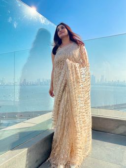 RAISHAA - Gold The Golden Girl Saree